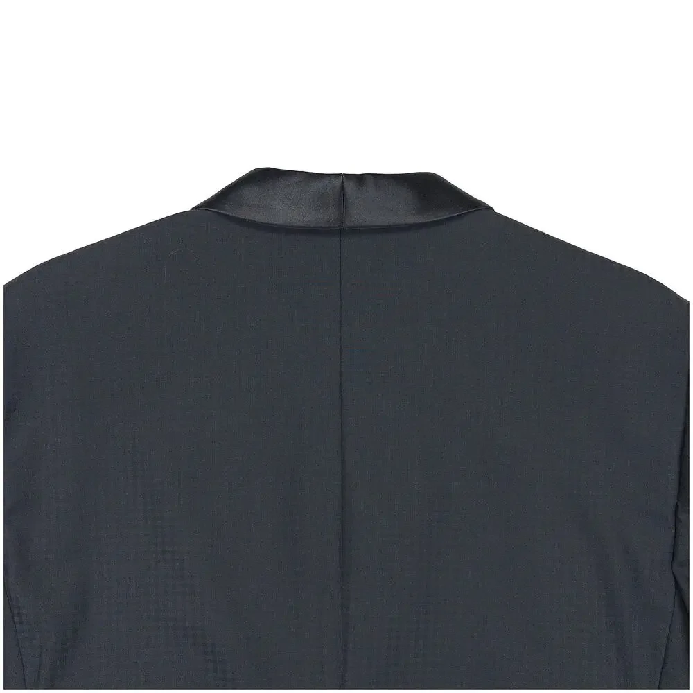Express Slim Fit Tuxedo Jacket Men 40R Black Wool Blend Formal Evening